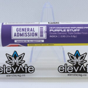 G Admission Purple Stuff Diamond Infused 5 x 0.5g Pre-Rolls