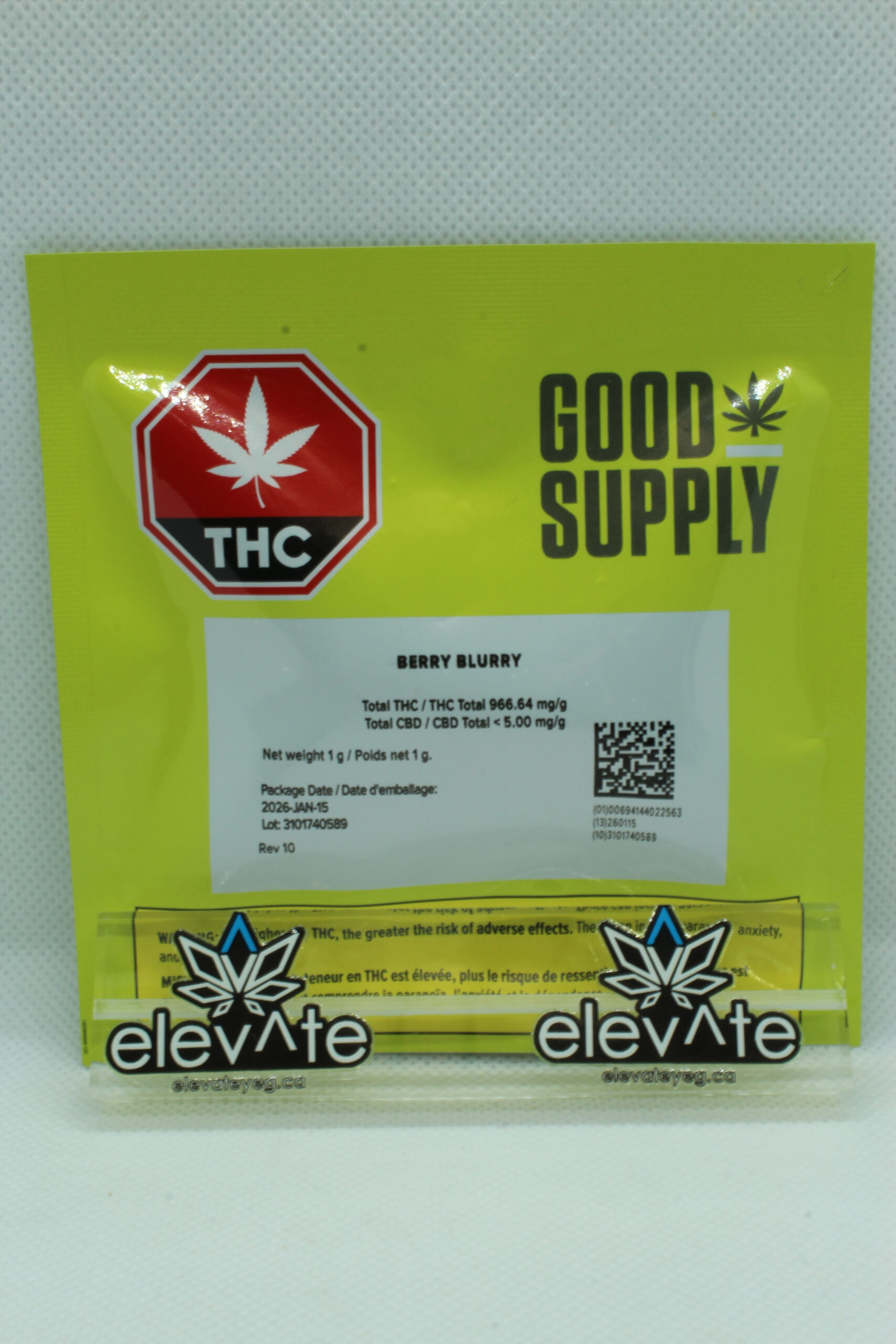 Good Supply Berry Blurry Vape Cart 1g