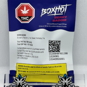 BOXHOT Berry Baddie Liquid Diamond Charged Vape Cart 1g - concentrates at Elevate Cannabis Co., Edmonton