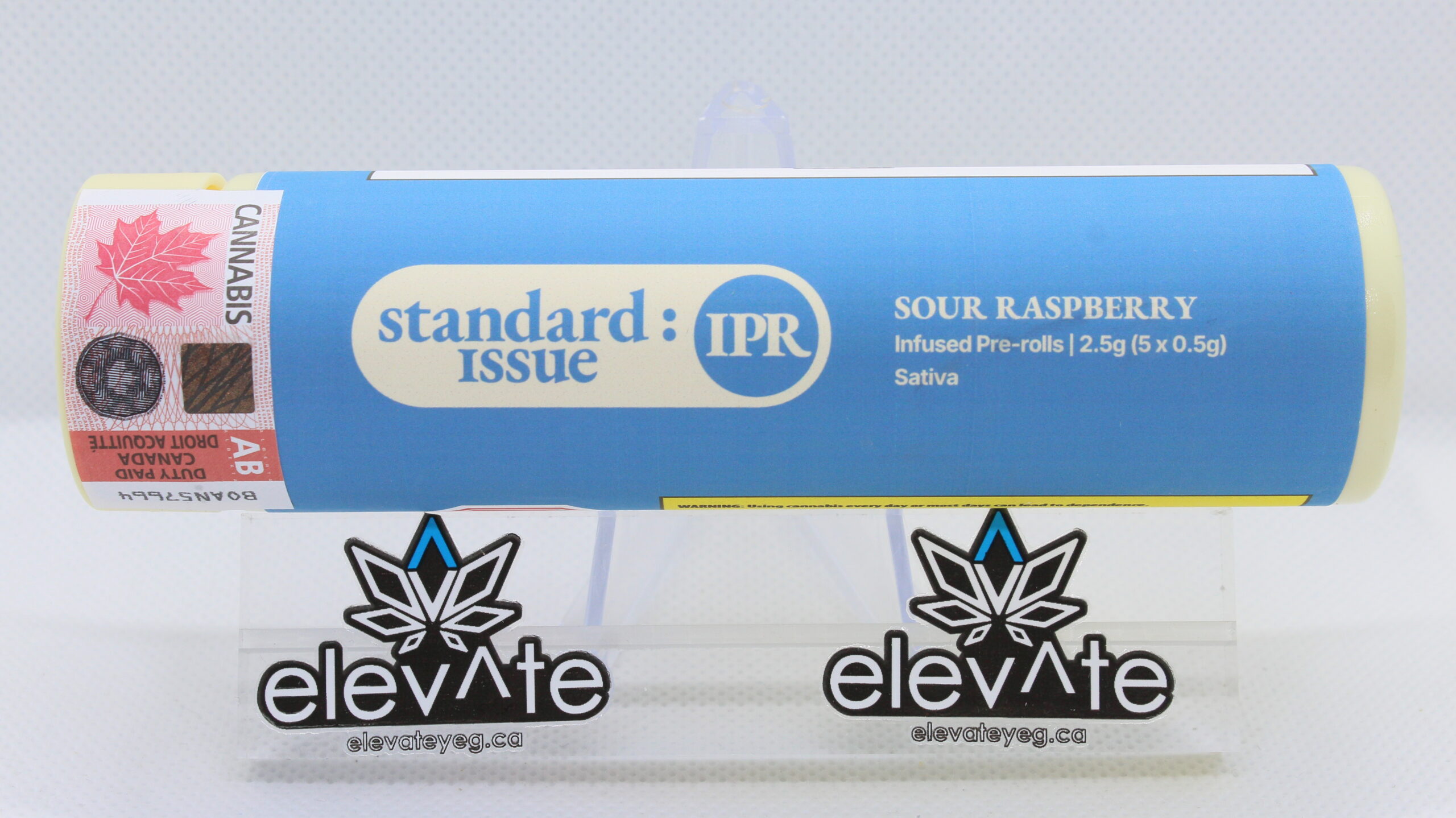 Standard Issue Sour Raspberry Infused Pre Rolls 5 x 0.5g - Sativa pre-roll at Elevate Cannabis Co., Edmonton