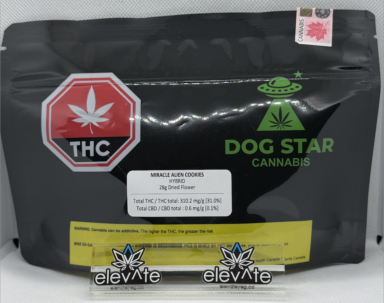 Dog Star Miracle Alien Cookies 28g - Hybrid flower at Elevate Cannabis Co., Edmonton