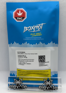 BOXHOT Blue Razz Lemonade Liquid Diamond Charged Disp. Vape 1g