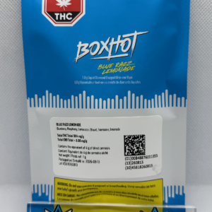 BOXHOT Blue Razz Lemonade Liquid Diamond Charged Disp. Vape 1g - concentrates at Elevate Cannabis Co., Edmonton