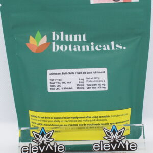 Blunt Botanicals Jointment CBD/CBN Bath Salts 222g - topical at Elevate Cannabis Co., Edmonton