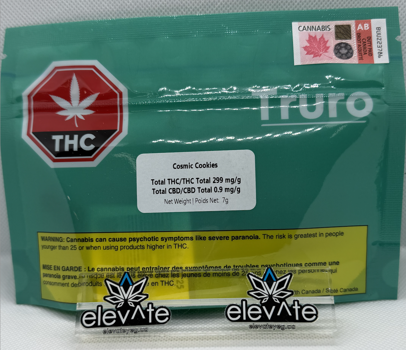 Truro Cosmic Cookies 7g - Sativa flower at Elevate Cannabis Co., Edmonton