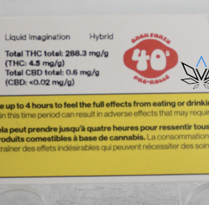 Back Forty Liquid Imagination Pre Rolls 10 x 0.35g - Hybrid pre-roll at Elevate Cannabis Co., Edmonton