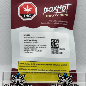 BOXHOT Rooty Rips Liquid Diamond Charged Vape Cart 1g - concentrates at Elevate Cannabis Co., Edmonton