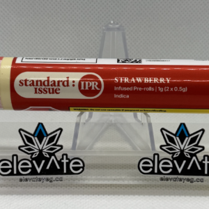 Standard Issue Strawberry Infused Pre Rolls 2 x 0.5g - Indica pre-roll at Elevate Cannabis Co., Edmonton
