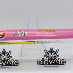 XPLOR Unicorn Blood Vape Cart 1g - Indica concentrates at Elevate Cannabis Co., Edmonton
