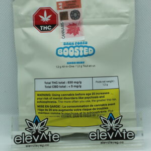 Back Forty Kush Mint Boosted AIO 1.2g Disp. Vape - uncategorized at Elevate Cannabis Co., Edmonton