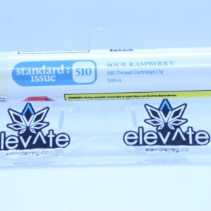 Standard Issue Sour Raspberry Vape Cart 1g - Sativa concentrates at Elevate Cannabis Co., Edmonton