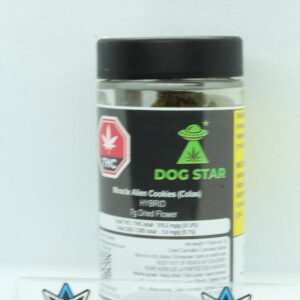 Dog Star Miracle Alien Cookies 7g - Hybrid flower at Elevate Cannabis Co., Edmonton