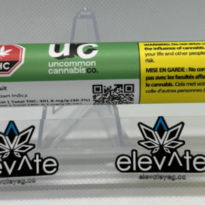 Uncommon Cannabis Co. Gas 'N Fruit Pre Rolls 3 x 0.5g - Indica pre-roll at Elevate Cannabis Co., Edmonton
