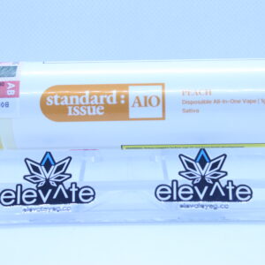 Standard Issue Peach AIO Vape 1g - Sativa concentrates at Elevate Cannabis Co., Edmonton
