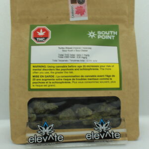 South Point Turbo Diesel 14g - Hybrid flower at Elevate Cannabis Co., Edmonton