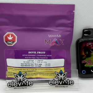 Weed Me Max Devil Fruit AIO 1.25g - uncategorized at Elevate Cannabis Co., Edmonton