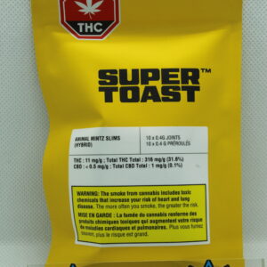 Super Toast Animal Mintz Slims 10 x 0.4g Pre Rolls - Hybrid pre-roll at Elevate Cannabis Co., Edmonton
