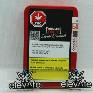 Adults Only Cheeky Cherry NSFW Liquid Diamond Vape Cart 1g - concentrates at Elevate Cannabis Co., Edmonton
