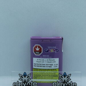 Weed Me Grind INDICA 420 Pre Rolls 20 x 0.4g - Indica pre-roll at Elevate Cannabis Co., Edmonton