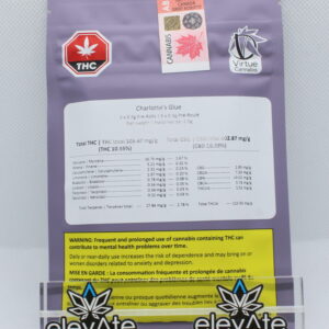 Virtue Cannabis Charlotte's Glue Pre Rolls 5 x 0.5g - Sativa pre-roll at Elevate Cannabis Co., Edmonton