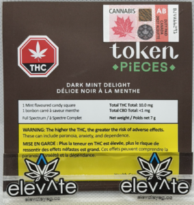 Token Pieces Dark Mint Delight Chocolate
