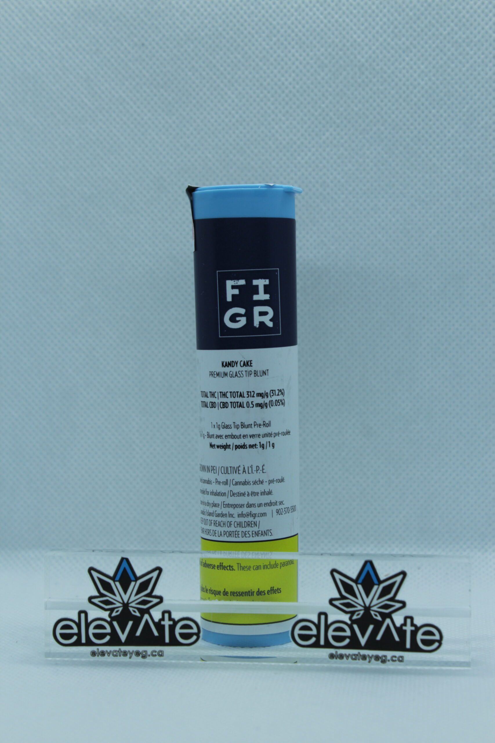 FIGR Kandy Cake Glass Tip Blunt 1 x 1g - Indica pre-roll at Elevate Cannabis Co., Edmonton