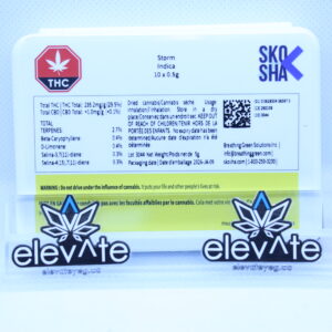 SKOSHA Storm 10 x 0.5g Pre-Rolls - Indica pre-roll at Elevate Cannabis Co., Edmonton