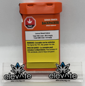 Back Forty Backpackers Lemon Diesel Pre Rolls 10 x 0.75g